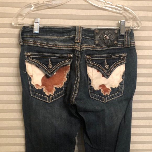 Miss Me cowhide Jeans! - Picture 2 of 2
